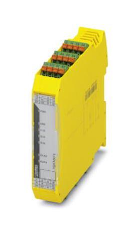PSR-PIP-24DC/MXF2/4X1/2X2/B SAFETY RLY, 4PST-NO, 24VDC, 6A, DIN RAIL PHOENIX CONTACT