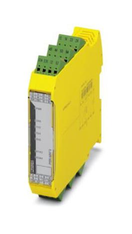 PSR-SPP-24DC/MXF2/4X1/2X2/B SAFETY RLY, 4PST-NO, 24VDC, 6A, DIN RAIL PHOENIX CONTACT