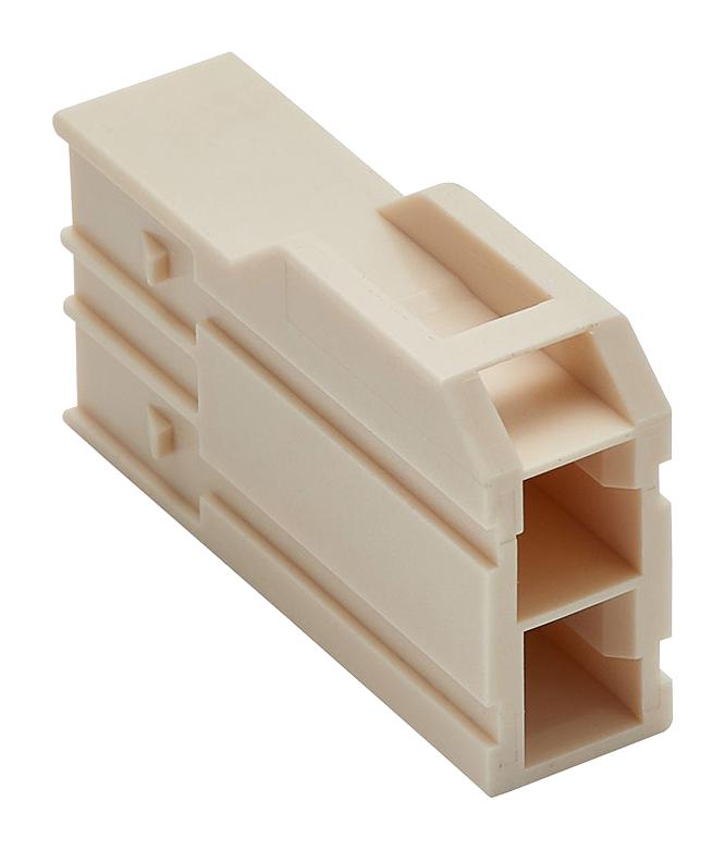 203438-2211 CONN HOUSING, PLUG, 2POS, 6.5MM, NAT MOLEX