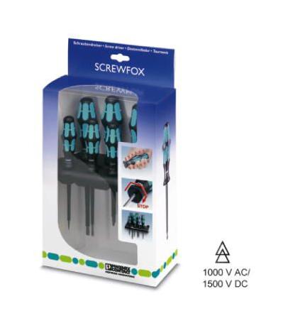 SF-SL/PH SET VDE SCREWDRIVER SET, SLOTTED/PHILLIPS, 6PC PHOENIX CONTACT