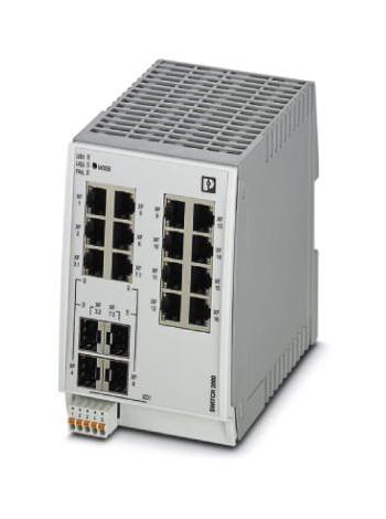 FL SWITCH 2212-2TC-2SFX ETHERNET SWITCH, 16PORT, 10/100MBPS PHOENIX CONTACT