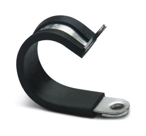 WP-BASE HF 22 HOSE CLAMP, STEEL, 22MM, SILVER/BLACK PHOENIX CONTACT