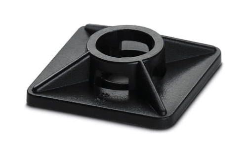 WT-BASE LS HF 6 BK CABLE BINDER BASE, BLACK, 27MM PHOENIX CONTACT