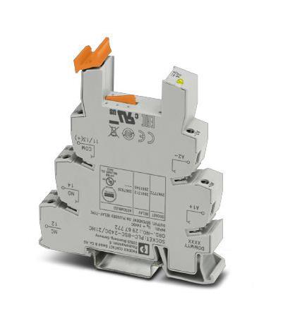 PLC-BSC- 24DC/21HC RELAY SOCKET, 24VDC, DIN RAIL PHOENIX CONTACT