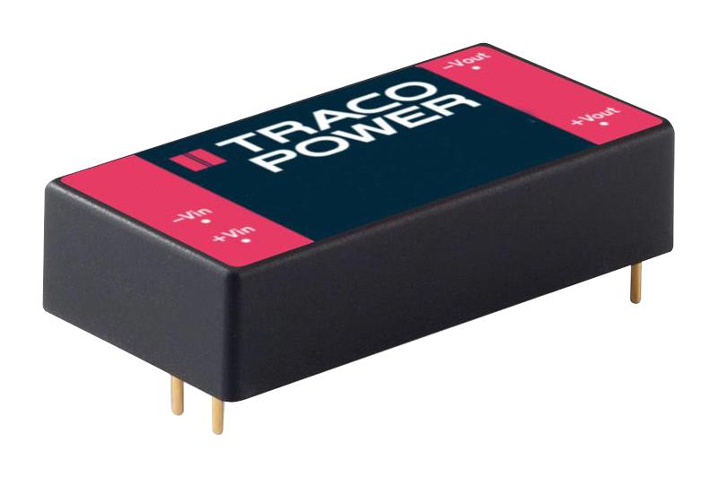 TRI 15-1222 DC-DC CONVERTER, 2 O/P, 15W TRACO POWER