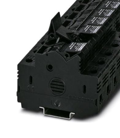 UK 10,3-CC HESILED N 72 FUSE MODULAR TB, 2WAY, 4AWG, BLACK PHOENIX CONTACT