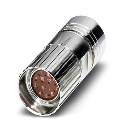 RF-12S1N8A80DU CIRCULAR CONNECTOR, PLUG, 12POS, CABLE PHOENIX CONTACT
