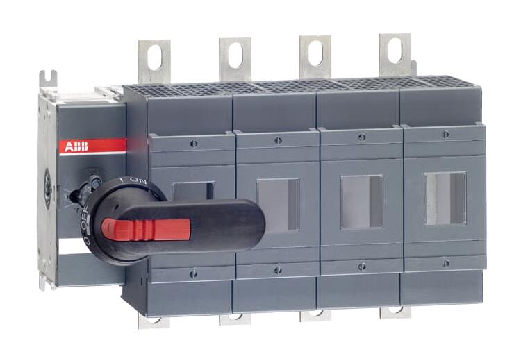 OS400D04N2P FUSED SWITCH, 4 POLE, 4 FUSE, 400A, 690V ABB