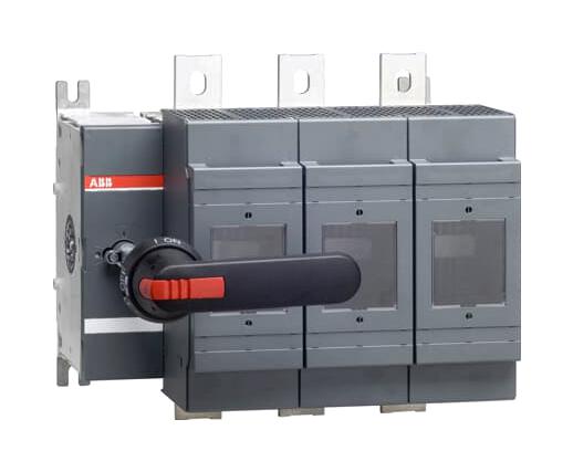 OS800D03P FUSED SWITCH, 3 POLE, 3 FUSE, 800A, 690V ABB