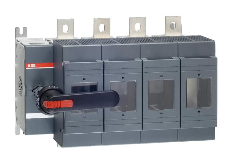 OS630D04N2P FUSED SWITCH, 4 POLE, 4 FUSE, 630A, 690V ABB