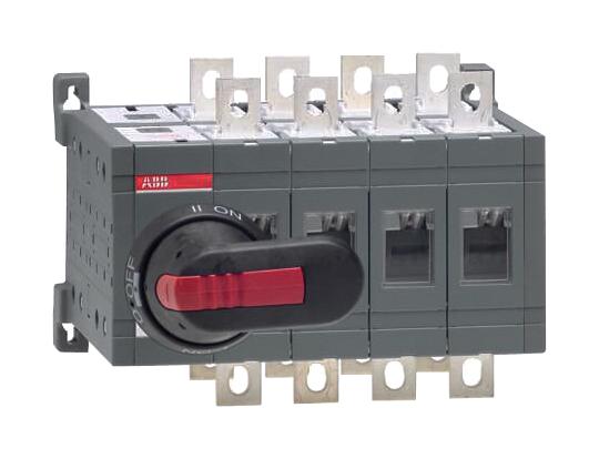 OT250E04CP SWITCH ISOLATOR, 4 POLE, 250A, 415VAC ABB