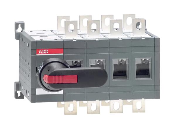 OT400E04CP SWITCH ISOLATOR, 4 POLE, 400A, 415VAC ABB
