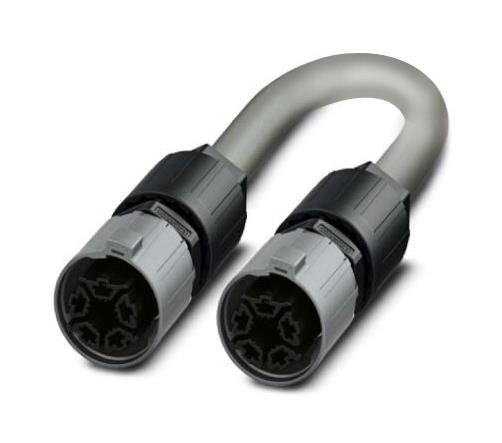 QPD 5P/ 3,0-PVC/5P 5X2,5 BK CIR CABLE, QUICKON-QUICKON, 4+PE, 3M/BLK PHOENIX CONTACT