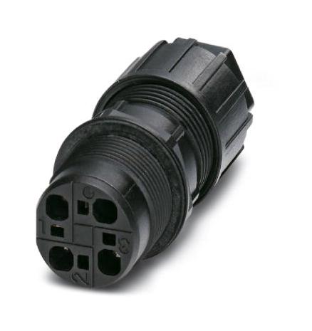 QPD W 3PE2,5 9-14 M25 DT BK CONN, SENSOR, 3P+E, M25, IDC / IDT PHOENIX CONTACT