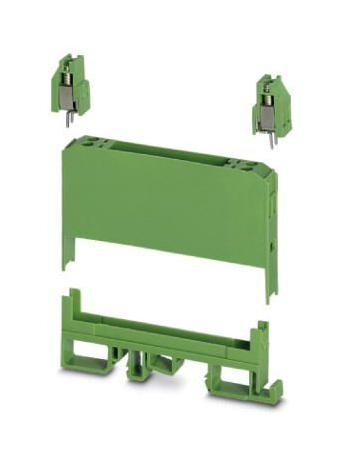 EMG 10-LG/SET ELECTRONIC HOUSING SET, 4POS, PC, GREEN PHOENIX CONTACT
