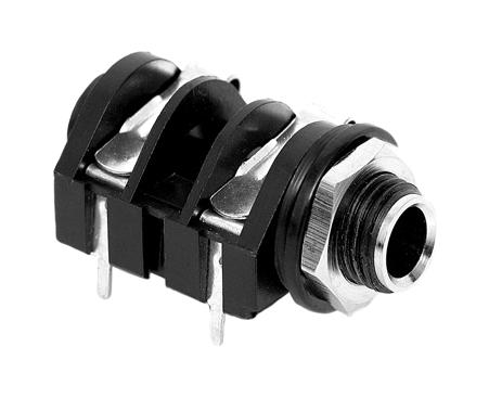 ACJS-MH PHONE CONN, STEREO, JACK, 3POS, PANEL AMPHENOL SINE/TUCHEL