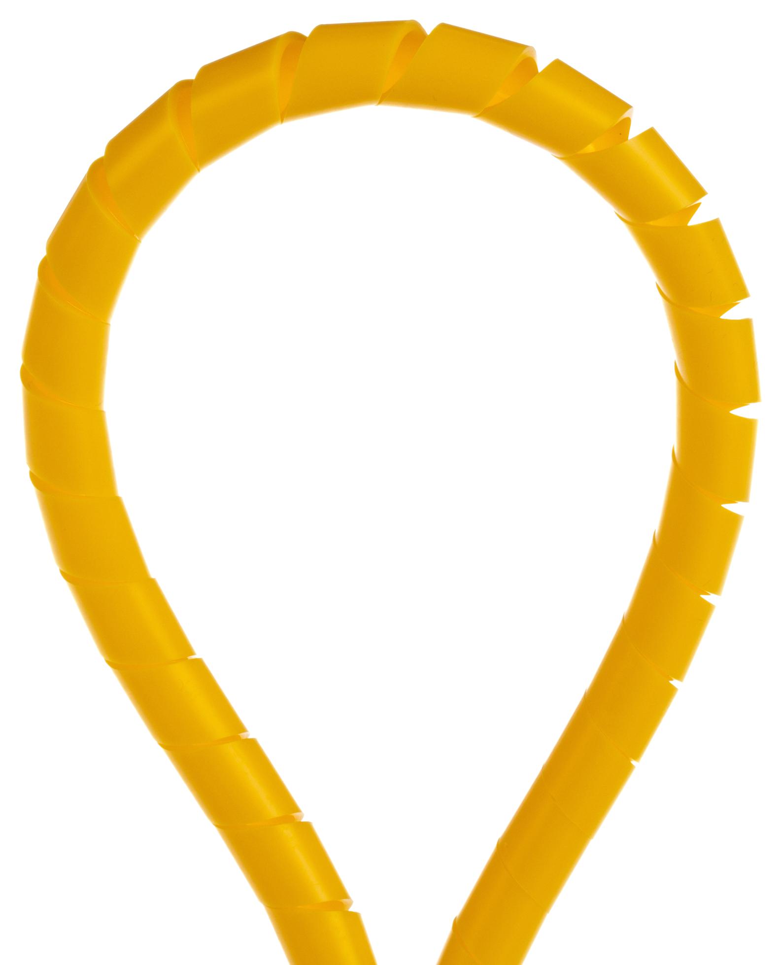 T50F-C4Y SPIRAL WRAP, .50" X 100',YELLOW,1RL PANDUIT