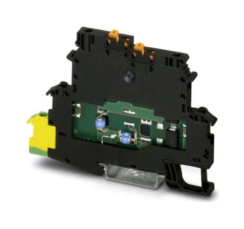 TT-2-PE/S1-M-24DC SURGE PROTECT, 10KA, 30VDC, DIN RAIL PHOENIX CONTACT
