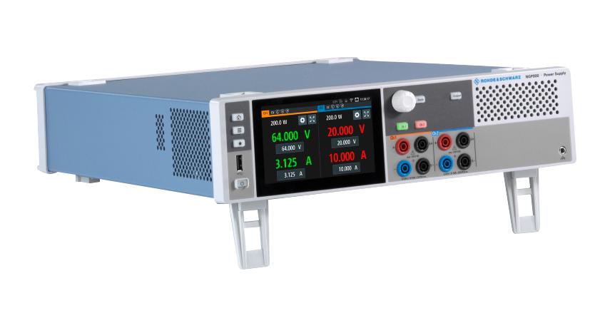 NGP822 POWER SUPPLY, BENCH, 2CH, 64V, 10A, 400W ROHDE & SCHWARZ