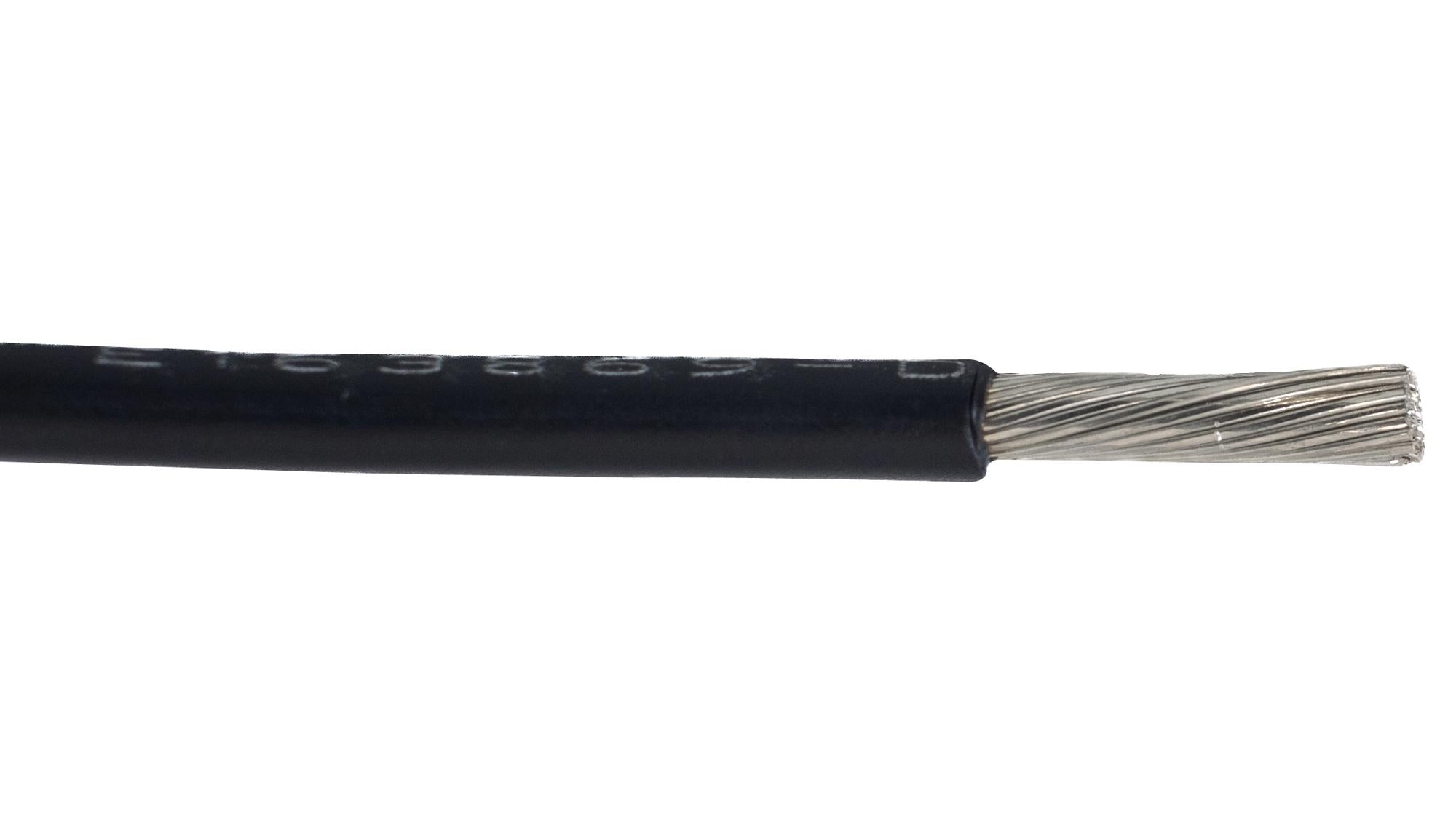 67250 BK321 HOOK-UP WIRE, 2.5MM2, BLACK, 164FT ALPHA WIRE