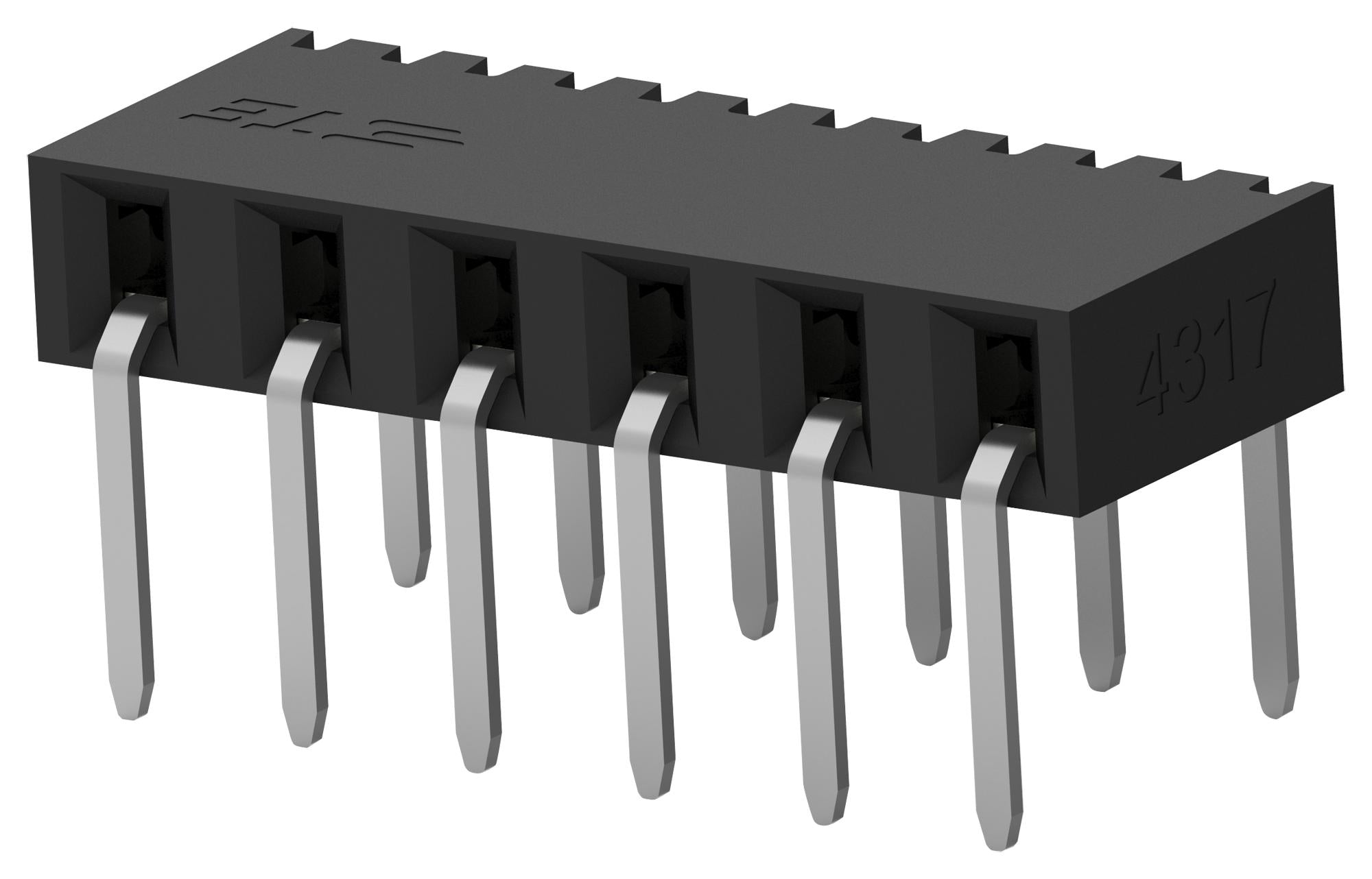 2314936-6 CONNECTOR, RCPT, 6POS, 1ROW, 2MM TE CONNECTIVITY