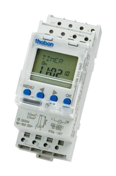 LUNA111TOP2 TIMESWITCH, SPDT, 16A, DIGITAL, 0S-59MIN THEBEN