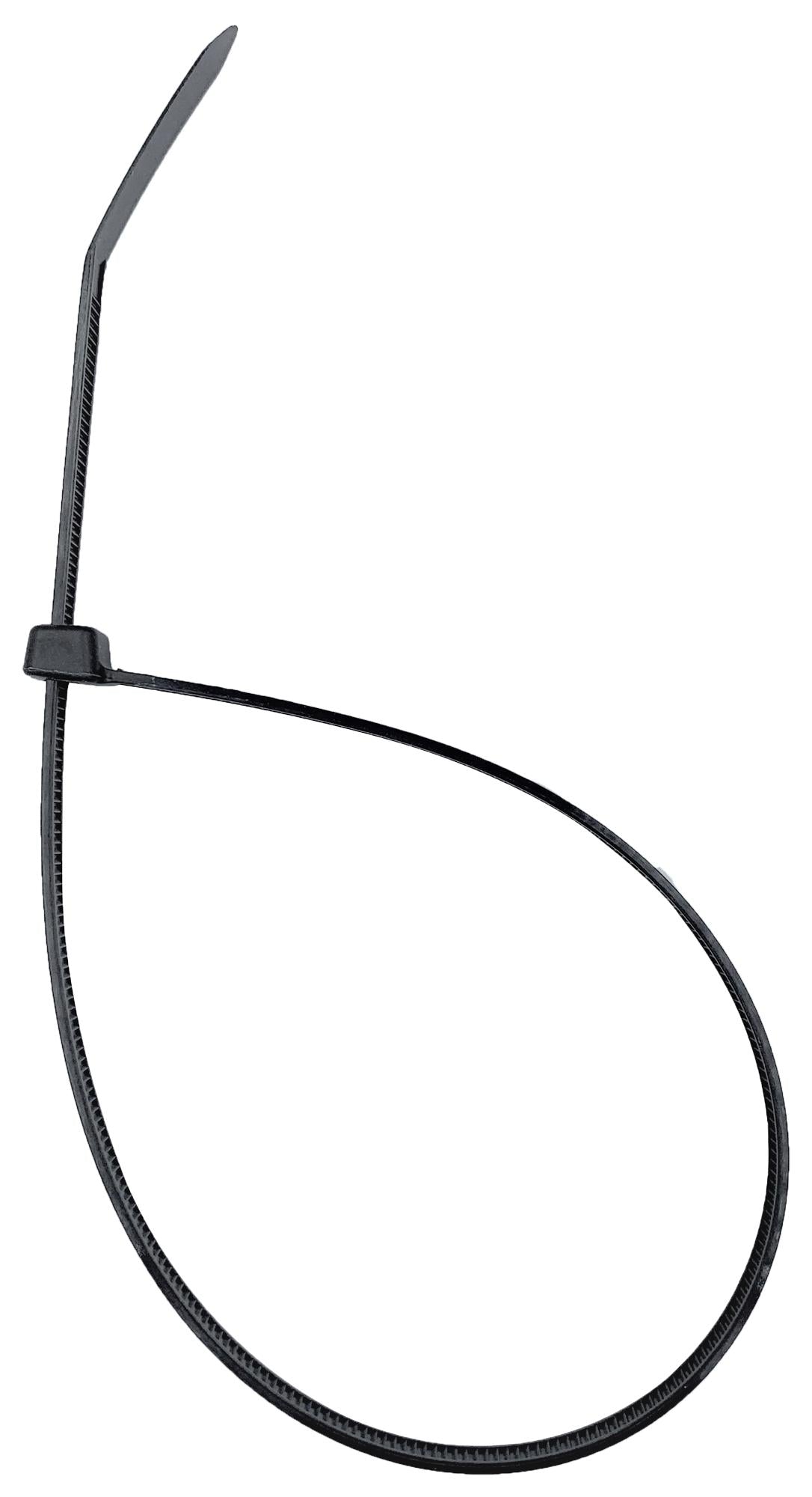 PEL01449 CABLE TIE 160 X 4.6MM BLACK 100/PK PRO ELEC