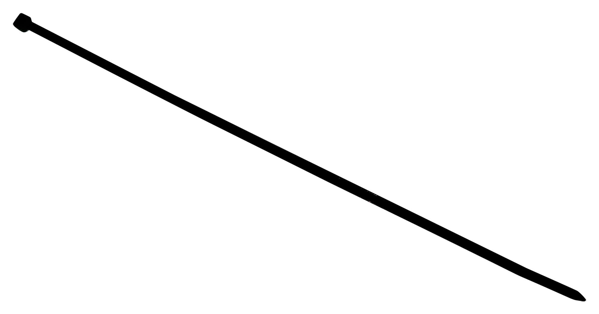 PEL01519 CABLE TIE 200 X 4.6MM BLACK 1000/PK PRO ELEC