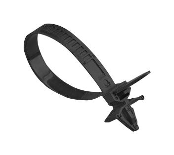 PELB0181 CABLE TIE, NYLON 6.6, 123MM, BLACK,PK100 PRO ELEC
