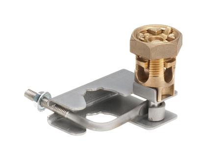 GPQC17-1/0 PEDESTAL GROUNDING CLAMP, 1/0AWG, 1-3/4" PANDUIT