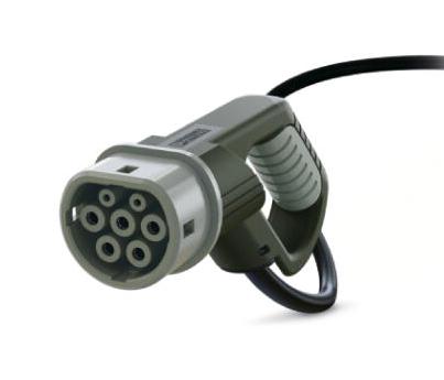 EV-T2M3C-3AC32A-4,0M6,0ESBK00 AC CHARGING CABLE, 4M, 480VAC, 32A, BLK PHOENIX CONTACT
