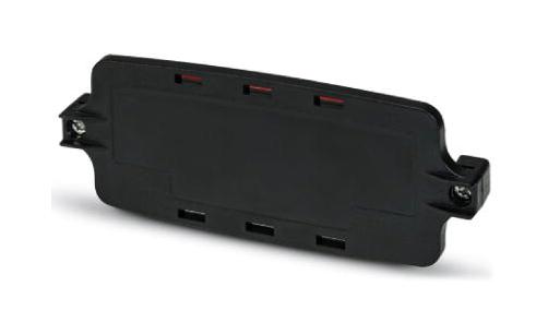 ECS-P-122X169-S-UV1-B FRONT PLATE, PC, 163 X 30 X 62MM, BLACK PHOENIX CONTACT