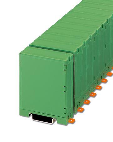 EMUG 22- BE ELECTRONIC HOUSING, PC, GREEN, 60X22.5MM PHOENIX CONTACT