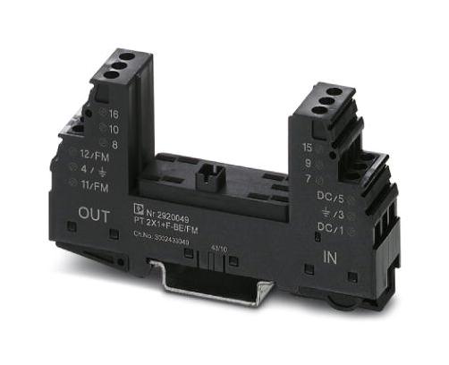 PT 2X1+F-BE/FM BASE ELEMENT, SURGE PROTECTION DEVICE PHOENIX CONTACT