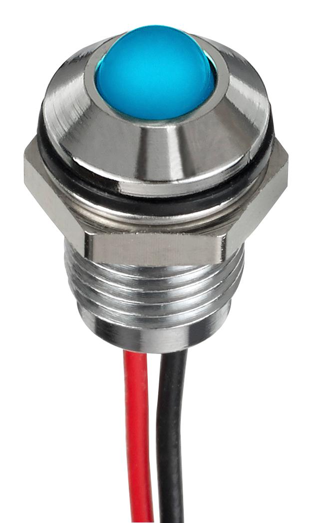 Q6P5CXXB02E LED PANEL INDICATOR, BLUE, 6MM, 3.8V APEM