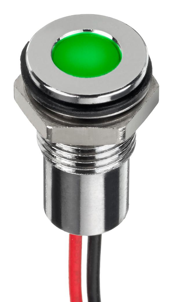 Q8F5CZZRYG02E LED PANEL INDICATOR, 8MM, RED/YEL/GRN APEM