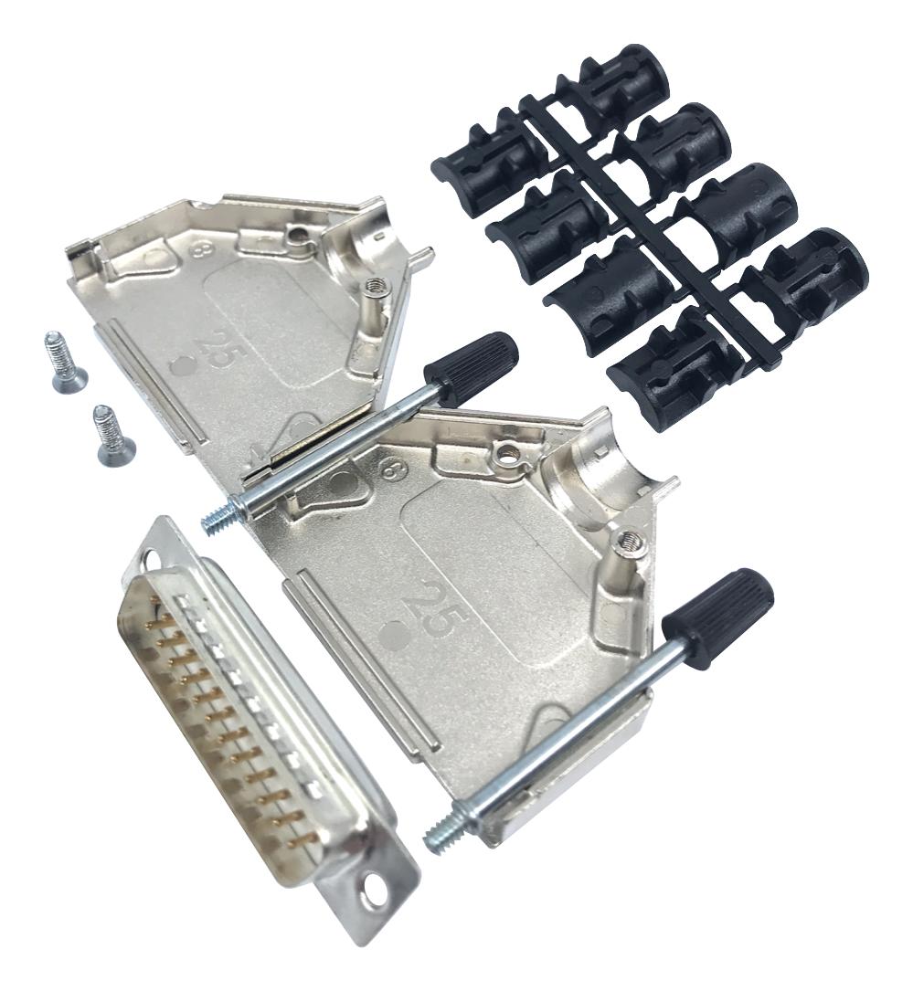 MP002027 D SUB CONN KIT, PLUG, 15POS, SOLDER CUP MULTICOMP PRO