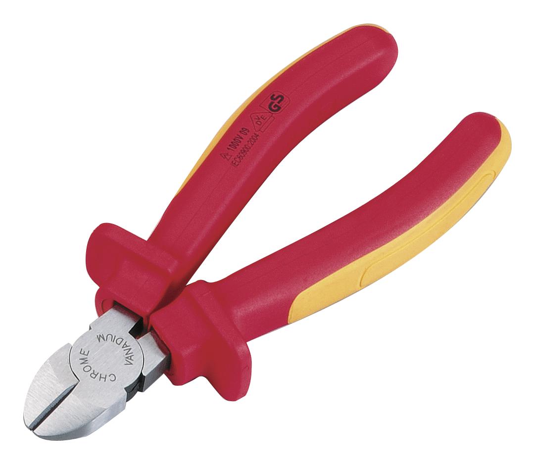 MP002061 PLIER, VDE, DIAGONAL CUT, 6", CRV STEEL MULTICOMP PRO