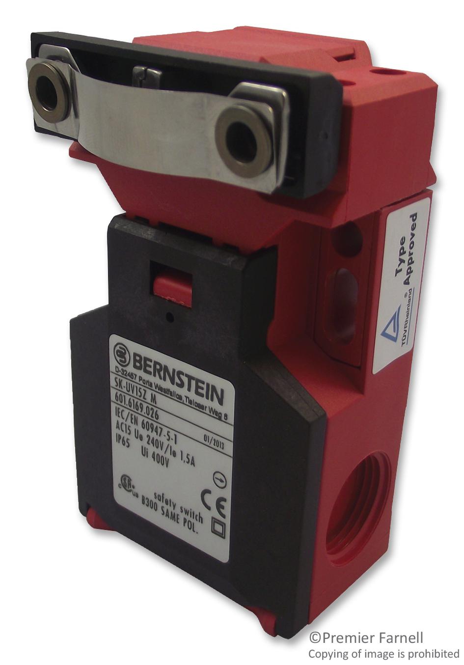 601.6169.026 SWITCH, 2NC/1NO, 400VAC, 6A BERNSTEIN