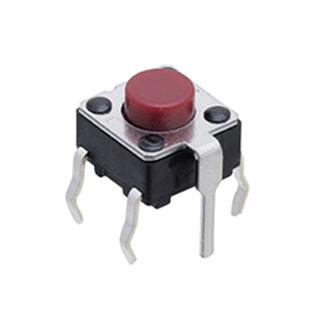 EVQPBE07K TACTILE SWITCH, 0.02A, 15VDC, 160GF, THT PANASONIC