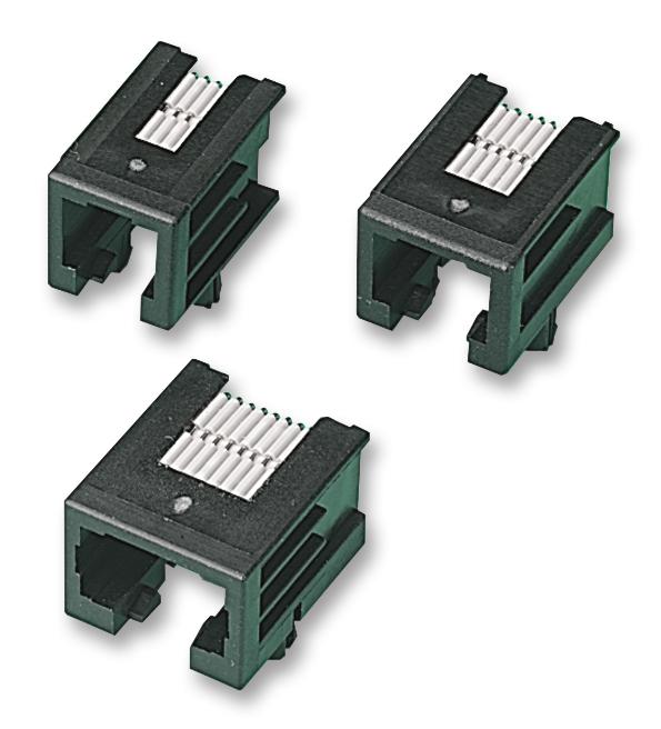 215876-1 CONNECTOR, RJ25, JACK, 1PORT, 6P6C AMP - TE CONNECTIVITY