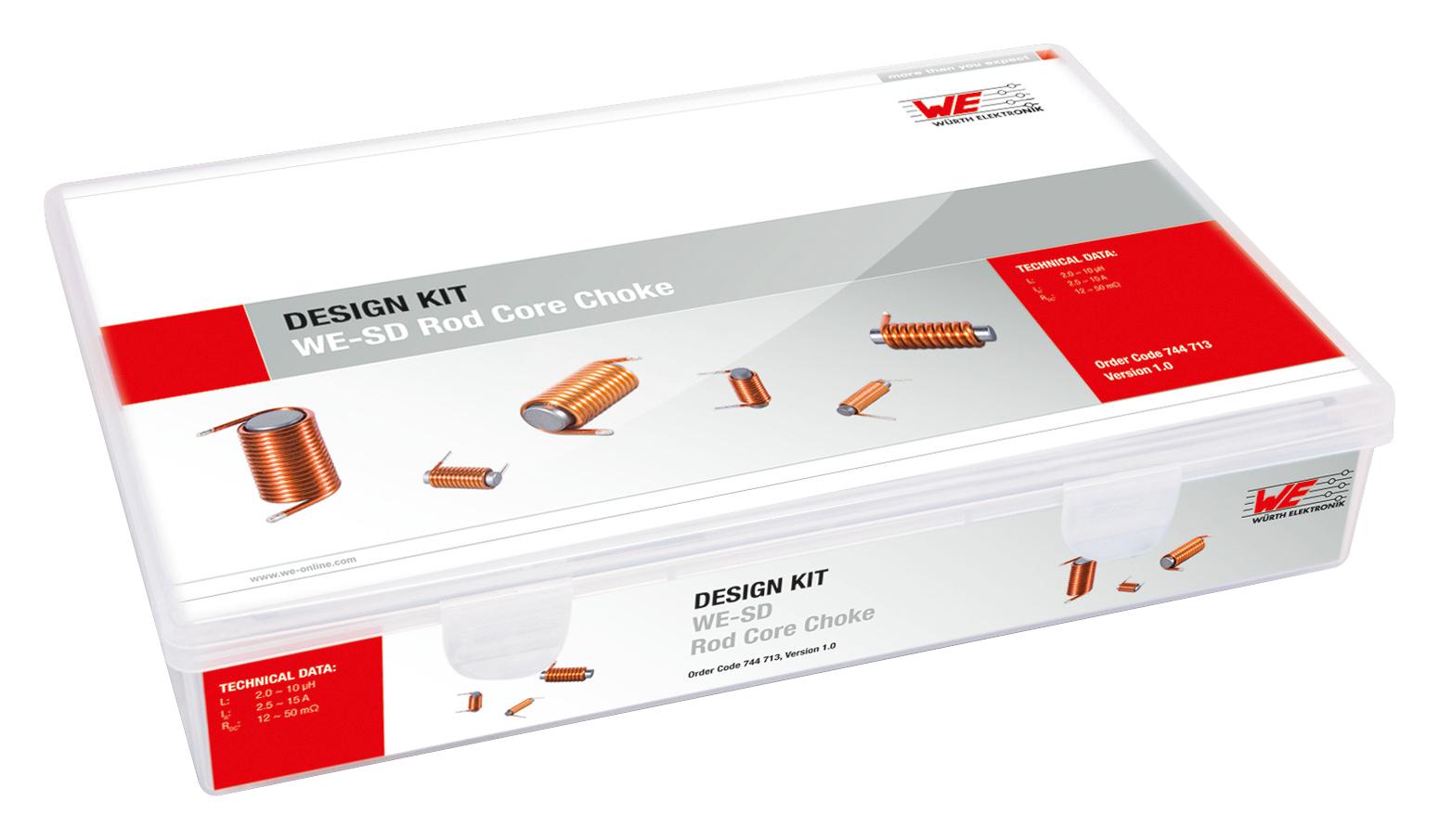744713 DESIGN KIT, ROD CORE INDUCTOR WURTH ELEKTRONIK