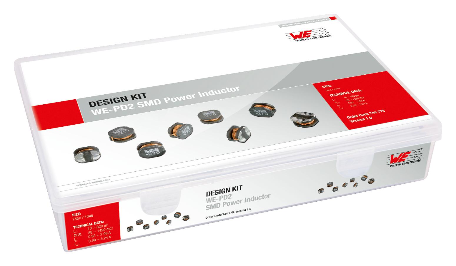 744775 POWER INDUCTOR KIT, SMD WURTH ELEKTRONIK