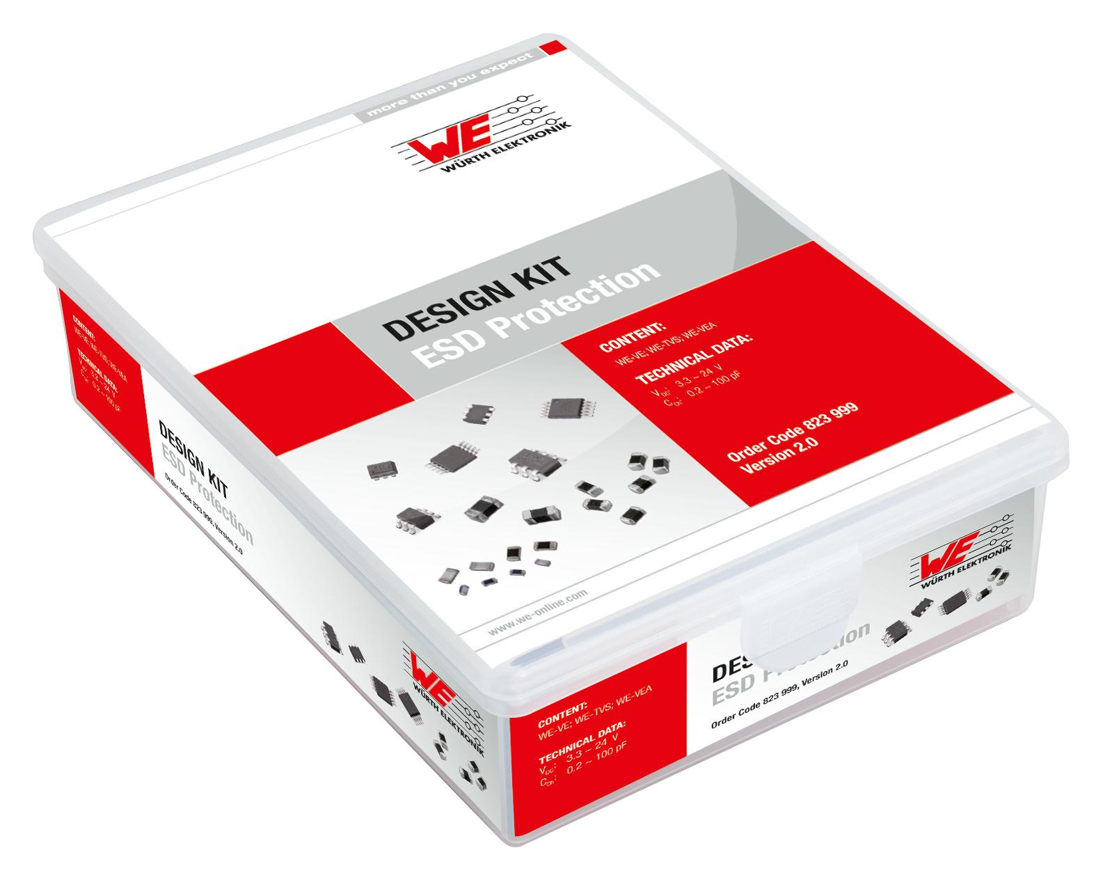 823999 DESIGN KIT, ESD SUPPRESSOR WURTH ELEKTRONIK