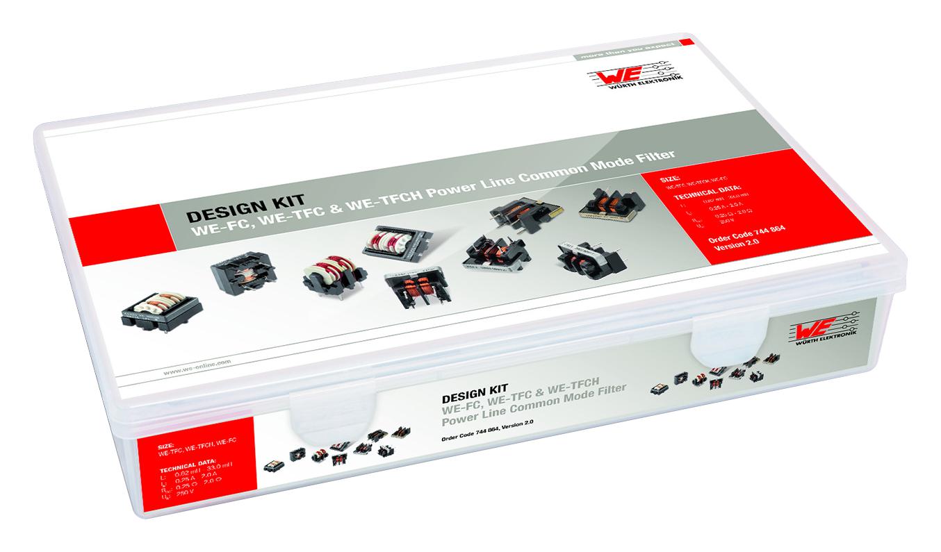 744864 DESIGN KIT, PWR LINE COMMON MODE FILTER WURTH ELEKTRONIK