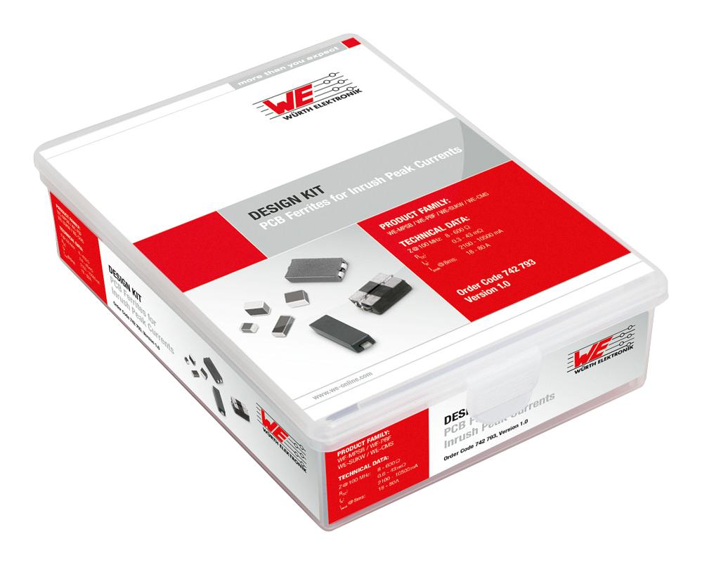 742793 DESIGN KIT, FILTER FOR CURRENT PEAK WURTH ELEKTRONIK