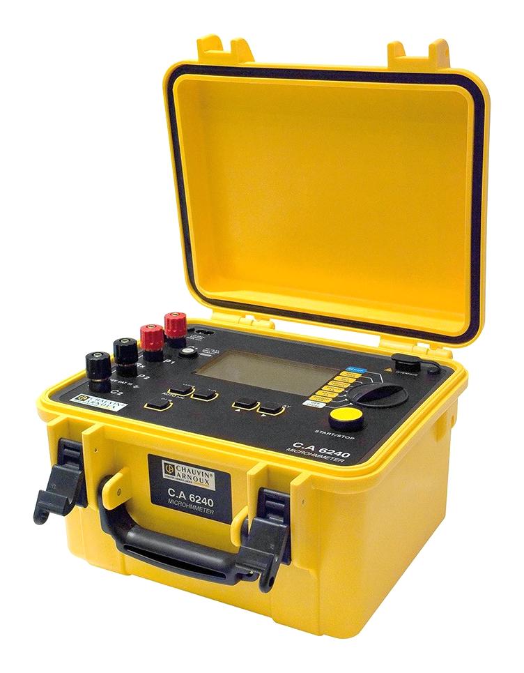 P01143200 MICRO-OHMMETER, 10A, 5UOHM TO 399.9OHM CHAUVIN ARNOUX