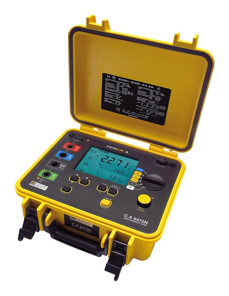P01126506 EARTH GROUND TESTER, 99.99KOHM CHAUVIN ARNOUX