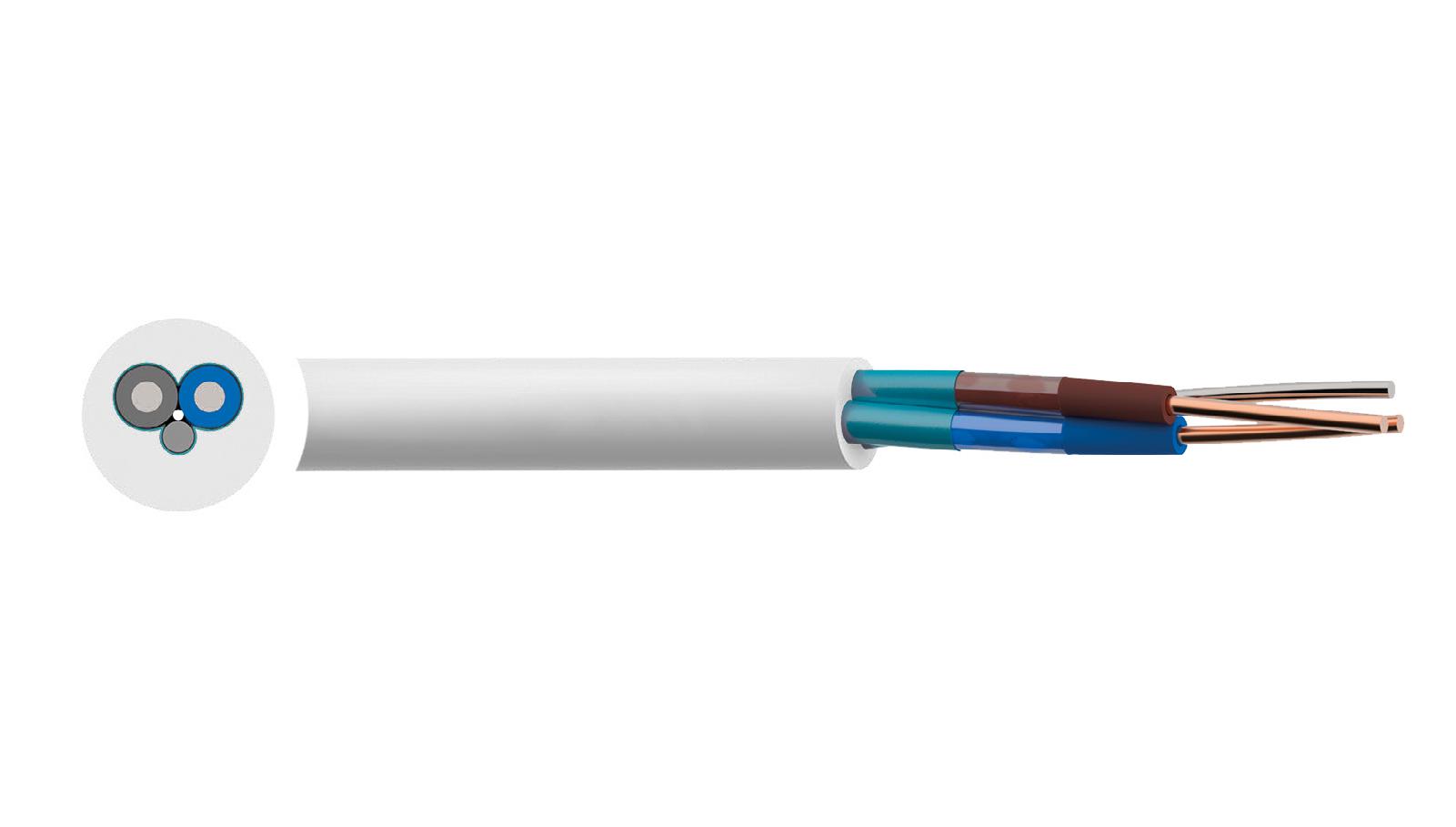 MP002413 SHLD FLEX CABLE, 2COND, 1.5MM2, 100M MULTICOMP PRO