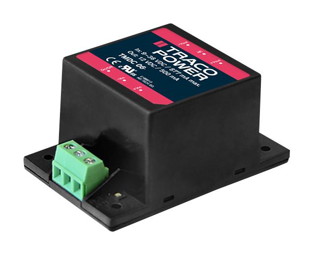 TMDC 06-7223H DC-DC CONVERTER, 2 O/P, 6W TRACO POWER